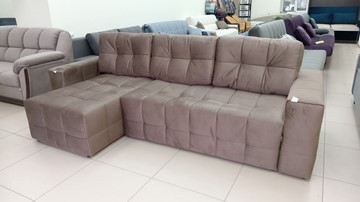 Угловой диван с оттоманкой Реал ДУ Graund 03 велюр во Владивостоке