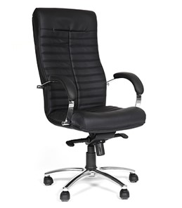Офисное кресло CHAIRMAN 480 Экокожа премиум черная в Находке