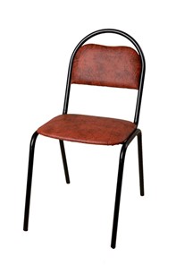 Офисный стул Стандарт СРП-033 Эмаль коричневый кожзам в Находке