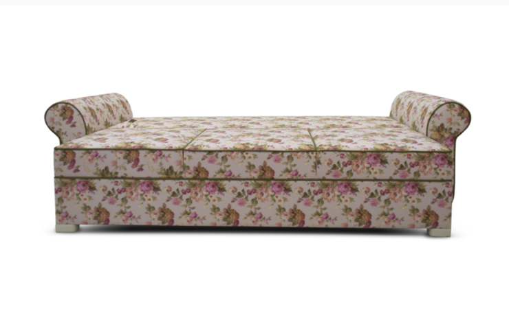 Прямой диван Ameli (Arcadia rose+shaggy green+glance bone) во Владивостоке - изображение 4