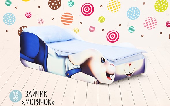 Кровать-зверёнок Заяц-Морячок во Владивостоке - изображение