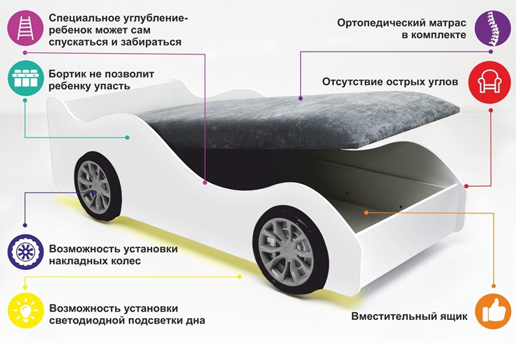 Кровать-машина с подъемным механизмом Порше во Владивостоке - изображение 7