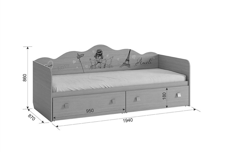 Детская кровать-софа Амели в Находке - изображение 2