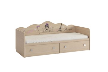 Детская кровать Софа с ящиками, цвет белый