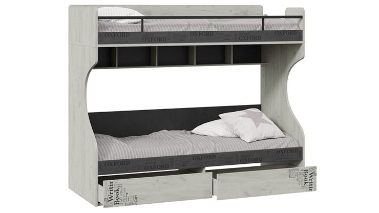 Двухэтажная детская кровать Оксфорд-2 ТД-399.11.01 в Артеме - изображение 1