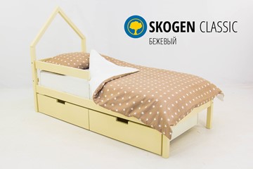 Кровать-домик мини Skogen бежевый во Владивостоке
