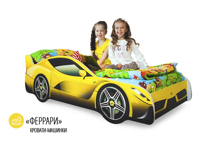 Детская кровать-машина Ferrari в Артеме - изображение 1