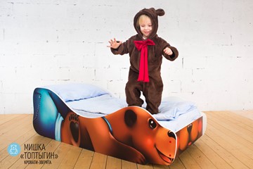 Детская кровать-зверенок Мишка-Топотыгин в Артеме - предосмотр 1