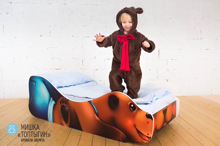 Детская кровать-зверенок Мишка-Топотыгин в Артеме - изображение 1