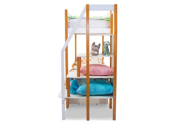 Детская двухъярусная кровать Svogen дерево-белый в Артеме - изображение 6