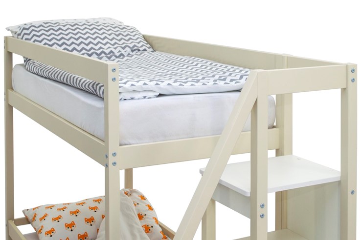 Детская 2-этажная кровать Svogen бежевый в Артеме - изображение 10