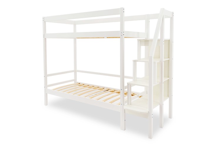 Детская 2-ярусная кровать Svogen белый в Артеме - изображение 1