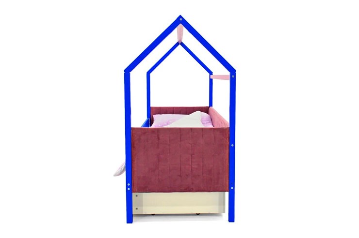 Кровать-домик детская «Svogen синий-лаванда» мягкая во Владивостоке - изображение 5
