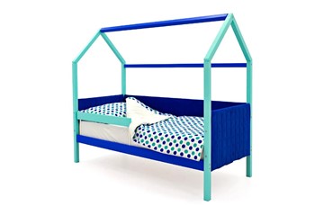 Кровать-домик детская Svogen, мятный-синий мягкая в Артеме - предосмотр 2