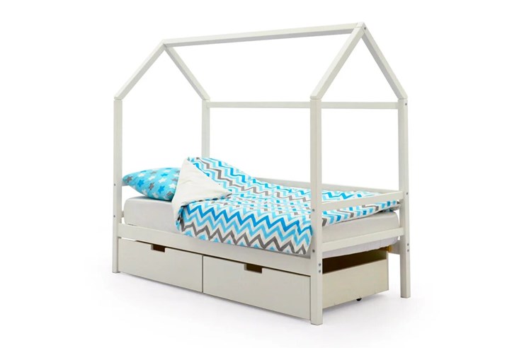 Детская кровать-домик Svogen белый в Артеме - изображение 3