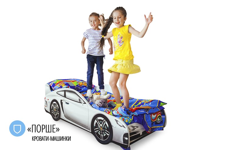 Кровать-машина детская Porsche во Владивостоке - изображение 4
