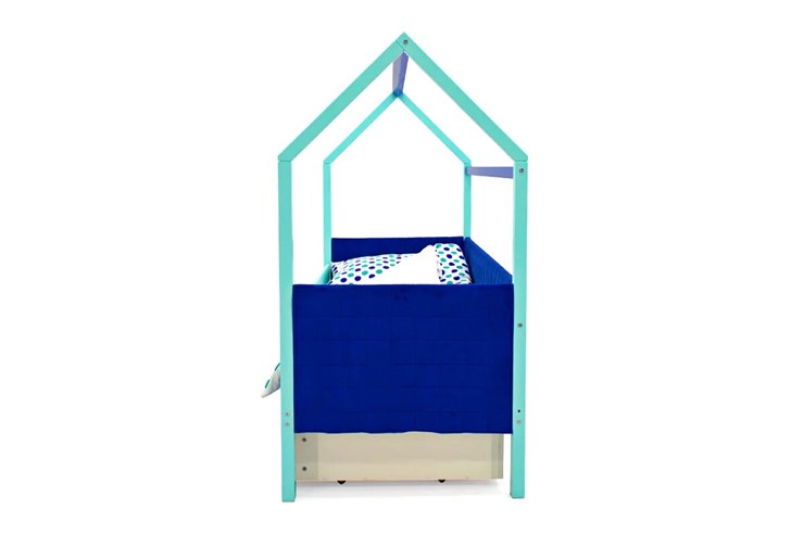 Кровать-домик детская Svogen, мятный-синий мягкая во Владивостоке - изображение 5