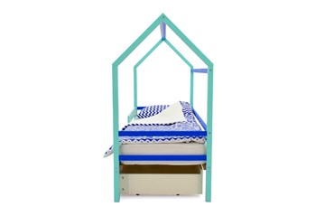 Кровать-домик детская Svogen синий-мятный в Артеме - предосмотр 5