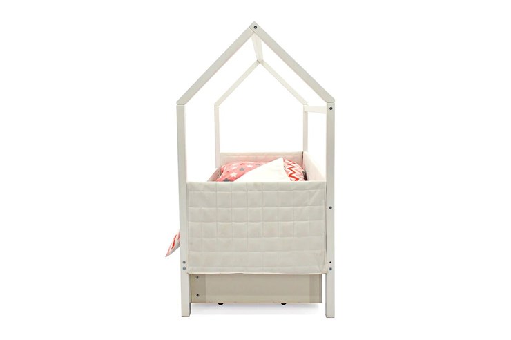 Детская кровать-домик «Svogen белая» мягкая в Артеме - изображение 5