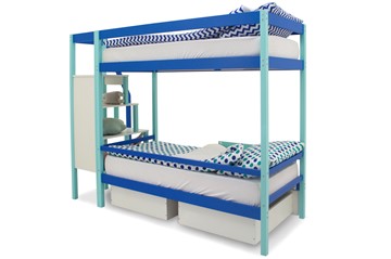 Детская 2-этажная кровать Svogen мятный-синий во Владивостоке - предосмотр 6