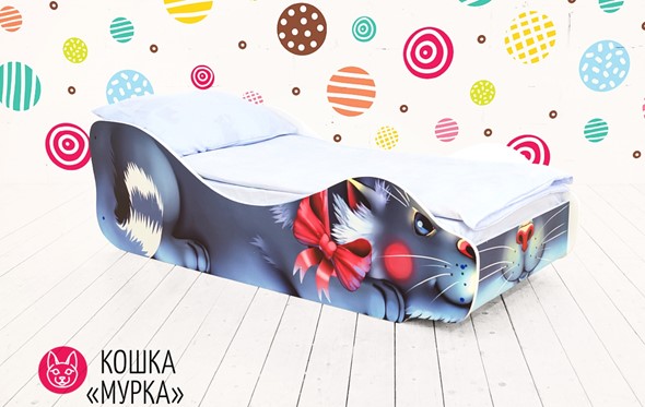 Детская кровать Кошка-Мурка во Владивостоке - изображение
