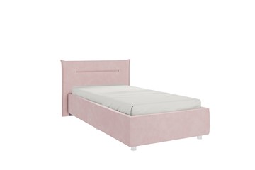 Детская кровать 0.9 Альба, нежно-розовый (велюр) в Уссурийске