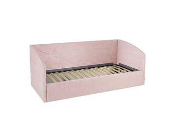 Детская кровать  0.9 Бест (Софа), нежно-розовый (велюр) в Артеме - предосмотр 1