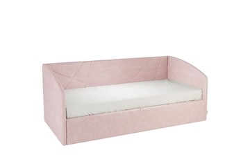 Детская кровать 0.9 Бест (Софа), нежно-розовый (велюр) в Артеме