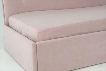 Кровать детская 0.9 Бест (Тахта), нежно-розовый (велюр) в Уссурийске - предосмотр 3