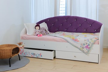 Кровать детская Эльза без бортика, Фиолетовый (латы) в Уссурийске - предосмотр 5