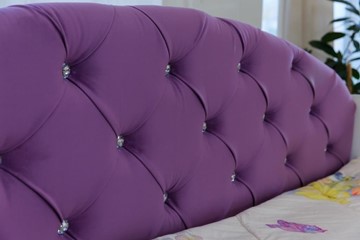 Кровать детская Эльза с бортиком, Фиолетовый (латы) в Артеме - предосмотр 5