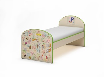 Кровать в детскую К-1 Азбука (Зеленая) в Артеме