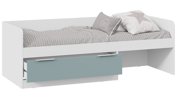 Кроватка Марли Тип 1 (Белый/Серо-голубой) во Владивостоке - изображение 1