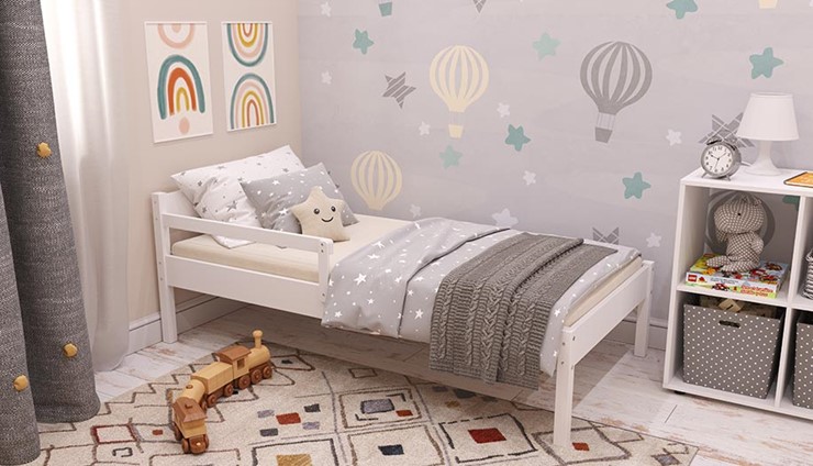 Кровать детская POLINI Kids Simple 840 Белый во Владивостоке - изображение 4