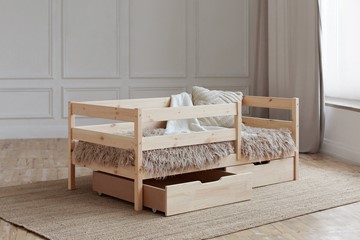 Кровать детская Софа с ящиками, без покраски в Артеме - предосмотр 1