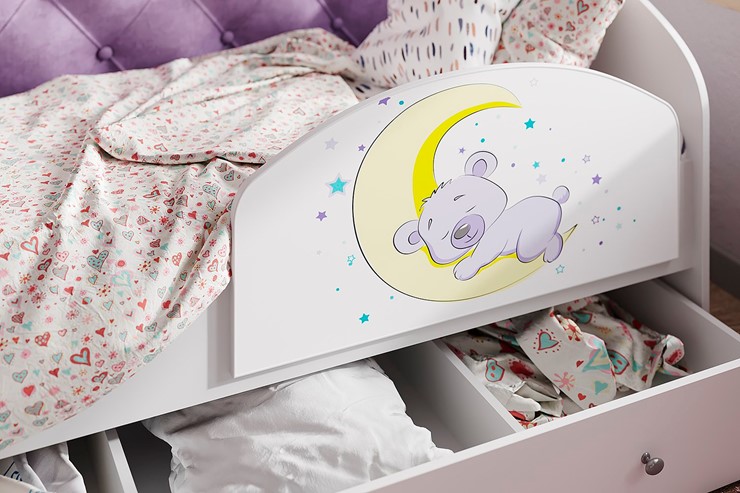 Детская кровать Звездочка с бортиком, Бежевый во Владивостоке - изображение 2