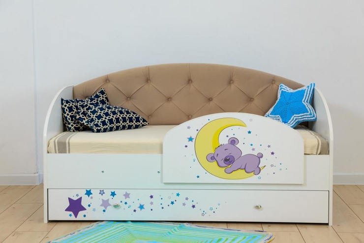 Детская кровать Звездочка с бортиком, Бежевый во Владивостоке - изображение 7