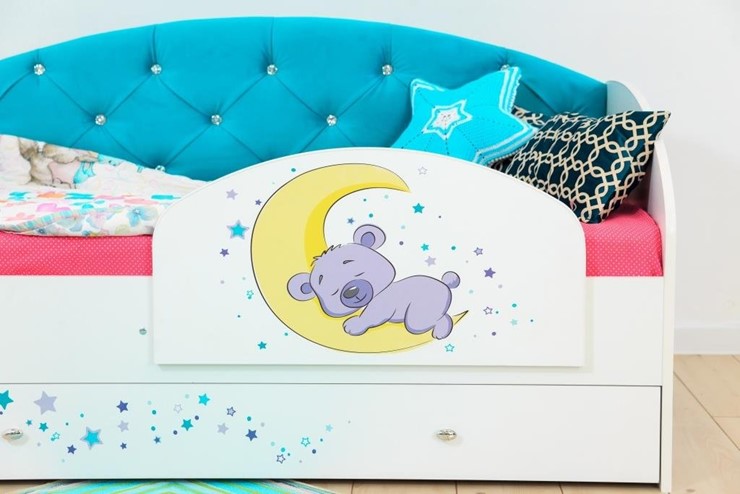 Кровать детская Звездочка с бортиком, Бирюза в Артеме - изображение 7