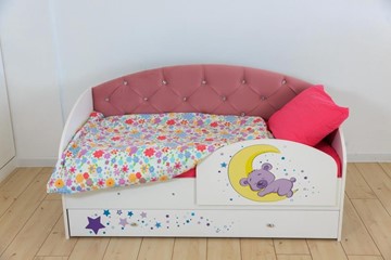 Детская кровать Звездочка с бортиком, Розовый в Артеме - предосмотр 6