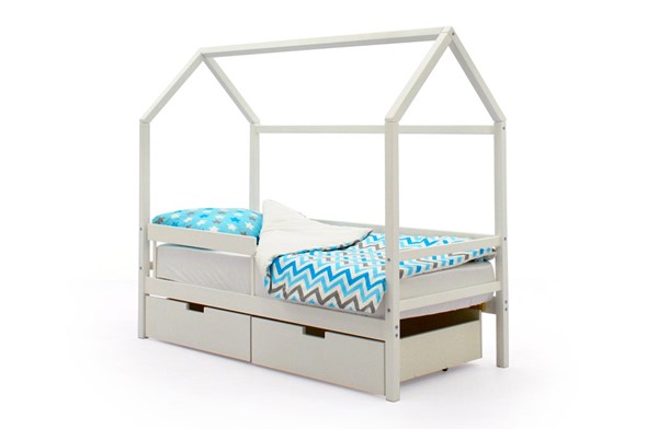 Детская кровать-домик Svogen белый в Артеме - изображение