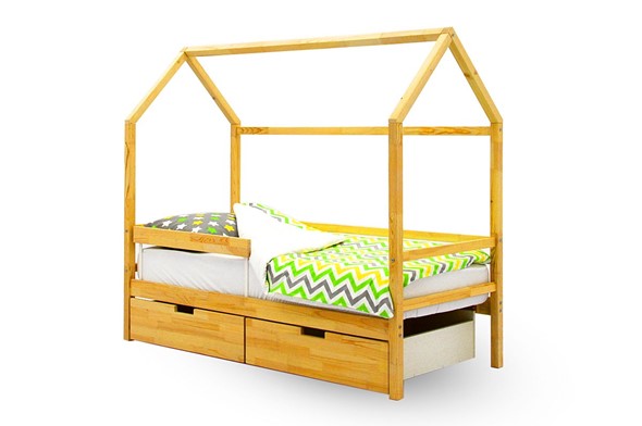 Детская кровать-домик Svogen натур в Артеме - изображение