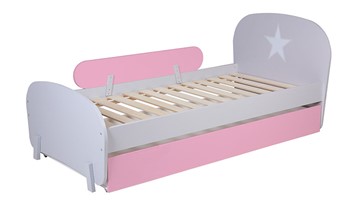 Детская кровать POLINI Kids Mirum 1915 Серый / розовый в Уссурийске - предосмотр 2