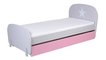 Детская кровать POLINI Kids Mirum 1915 Серый / розовый во Владивостоке - предосмотр 3