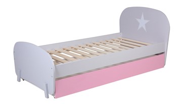 Детская кровать POLINI Kids Mirum 1915 Серый / розовый в Находке