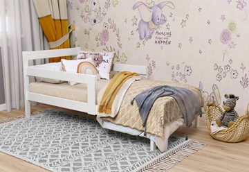 Кровать-софа детская Нордик 800х1600, массив белый во Владивостоке - предосмотр 2