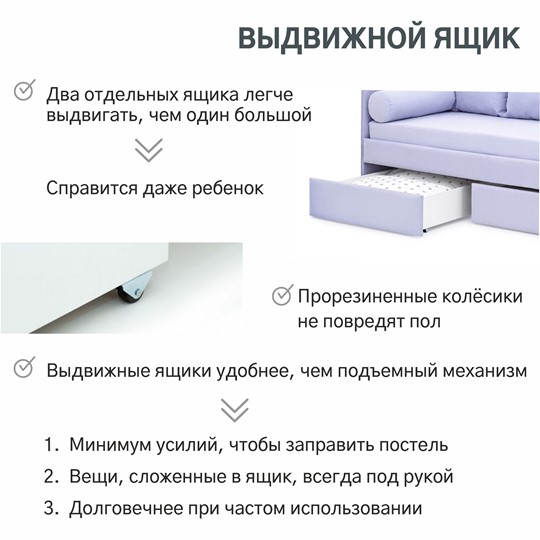 Мягкая кровать Soffal нежная сирень (микрошенилл) во Владивостоке - изображение 22