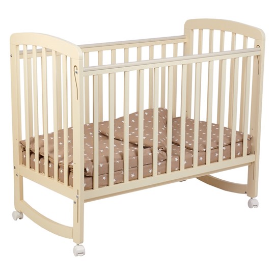 Кроватка для новорожденных POLINI Kids Simple 304 Бежевый в Уссурийске - изображение 2