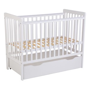 Кроватка для новорожденных POLINI Kids Simple 310-03 Белый во Владивостоке - предосмотр
