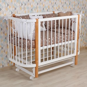 Детская кровать POLINI Kids Simple 350 Белый / Натуральный в Артеме - предосмотр 13