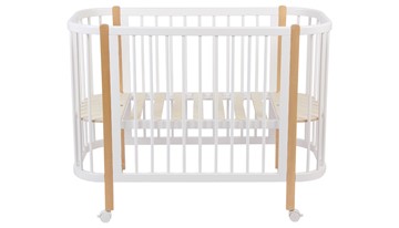 Детская кровать POLINI Kids Simple 350 Белый / Натуральный в Артеме - предосмотр 4